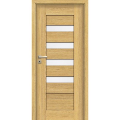 DRZWI WEWNĘTRZNE POL-SKONE Z SZYBĄ SEMPRE LUX W02S4 LIMBA 312