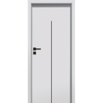 DRZWI WEWNĘTRZNE POL-SKONE PEŁNE SONATA W8 LAMINOWANE SZARY