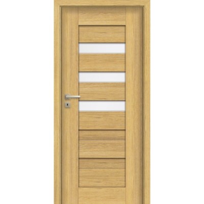 DRZWI WEWNĘTRZNE POL-SKONE Z SZYBĄ SEMPRE LUX W02S3 LIMBA 312