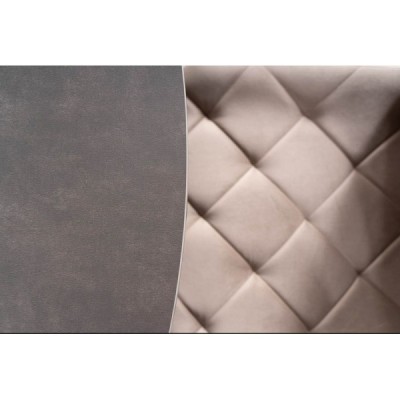 Stół Porto Ceramic 120(160)X120 Czarny Mat / Szary Efekt Marmuru