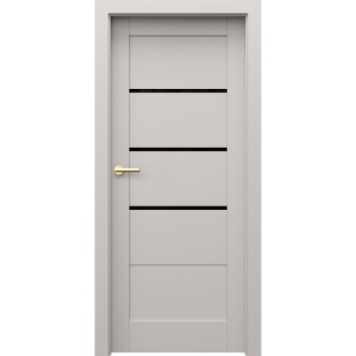 DRZWI WEWNĘTRZNE Z SZYBĄ PORTA GRANDE G.3 LAKIER KASZMIR