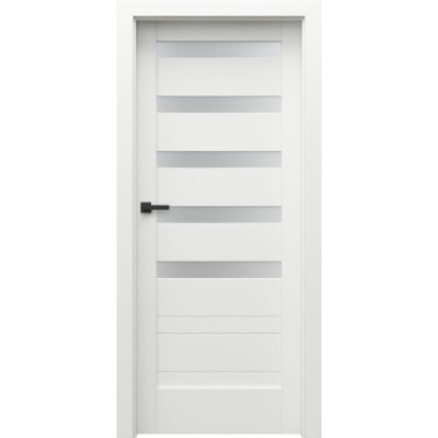 DRZWI WEWNĘTRZNE PORTA Z SZYBĄ VERTE HOME D 5 BIAŁY