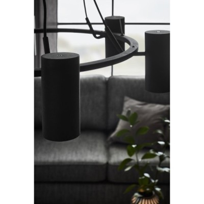LAMPA WISZĄCA PORTO 6XGU10 CZARNY