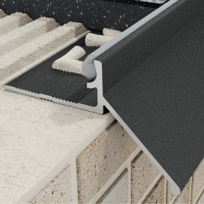 EXCELLENT PROFIL K OKAPOWY GRAFITOWY 8 MM TEKSTURA GRAFIT METALLIC LIPBAOKTGR.250