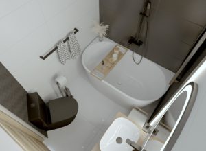 Mała łazienka – wanna vs prysznic